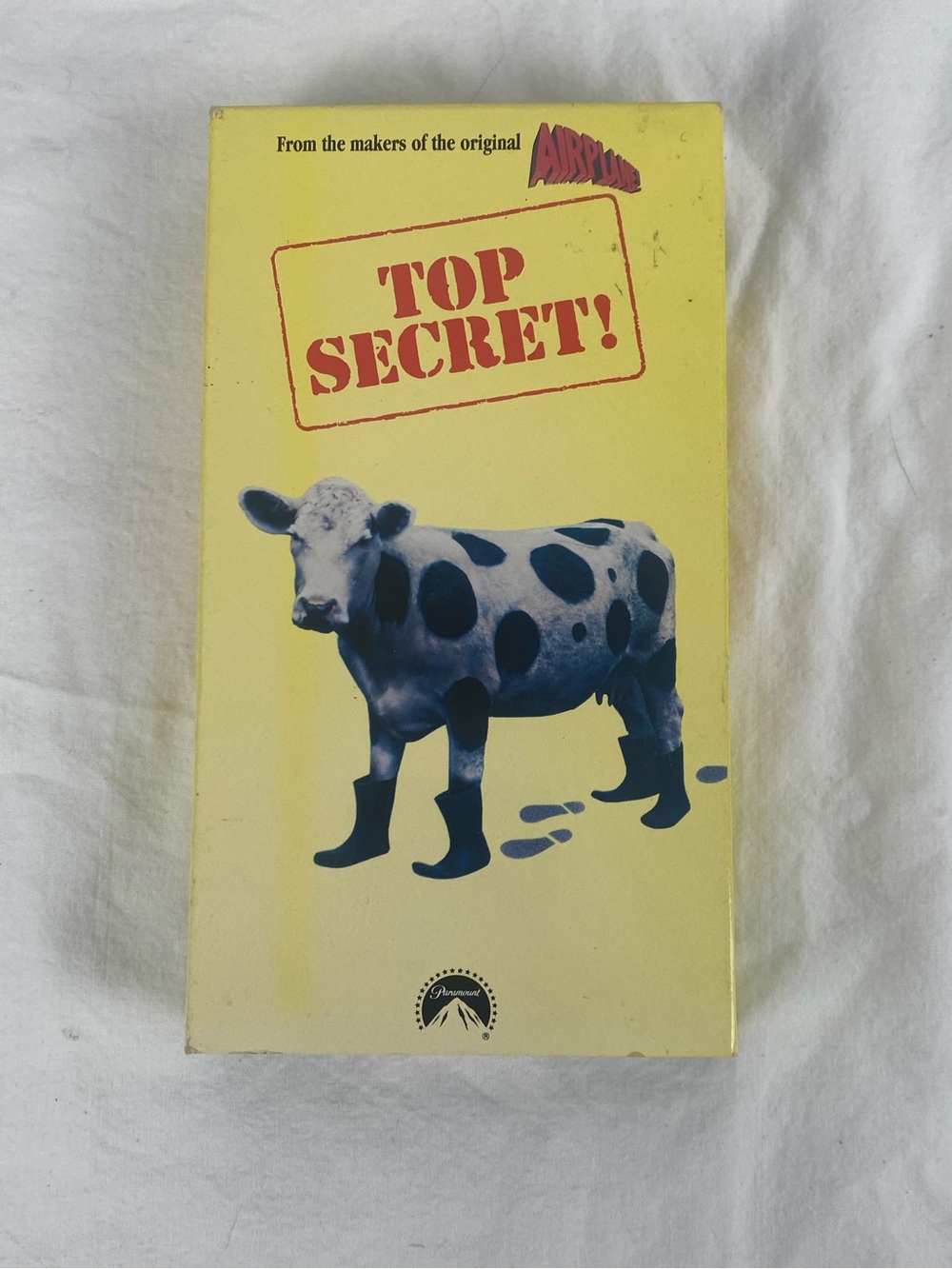 Top Secret! 1984 VHS Movie Val Kilmer Paramount Blockbuster Vintage